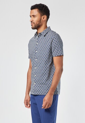 4funkyflavours - Ajuste regular Camisa 'Live For You' en azul