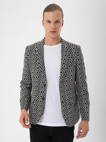 Coupe regular Veste de costume Daniel Hills en noir : devant