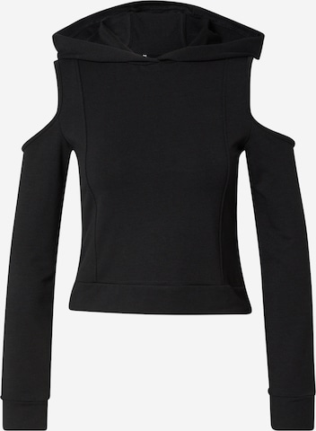 ABOUT YOUSweater majica 'Roberta' - crna boja: prednji dio