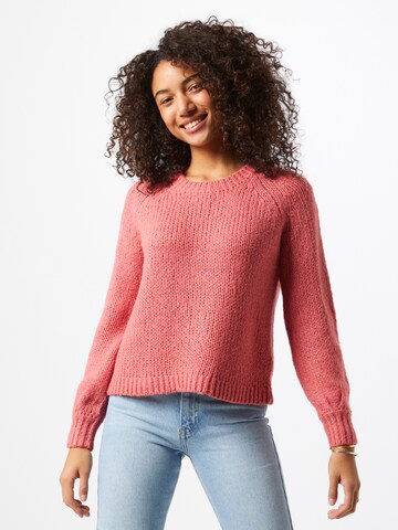 Pull-over 'KATLA' ONLY en rose : devant