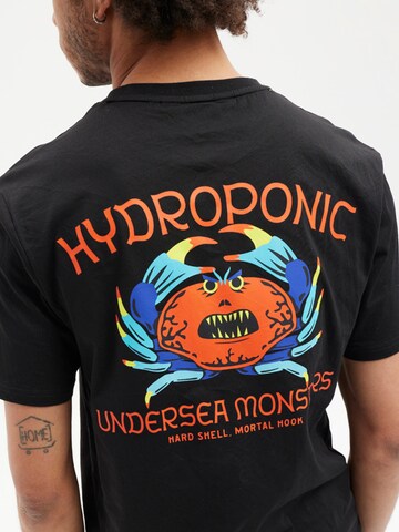 hydroponic - Camiseta 'Hydroponic Undersea Graphic T-Shirt' en negro
