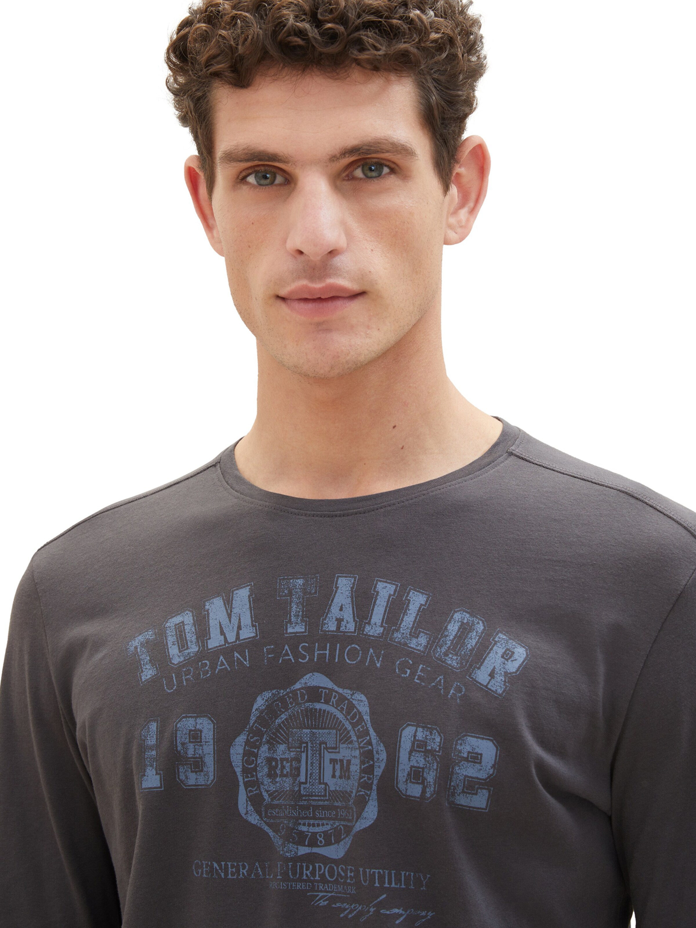 TOM TAILOR Tričko - Sivá