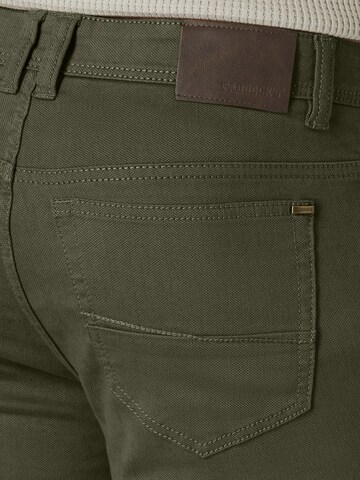 PADDOCKS Slimfit Hose in Grün