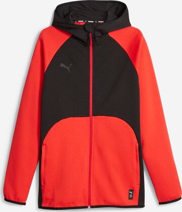 PUMA - Chaqueta deportiva 'Hoops Team Dime' en rojo: frente