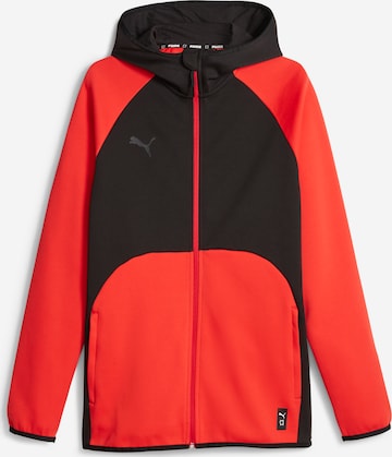 Veste de sport 'Hoops Team Dime' PUMA en rouge : devant