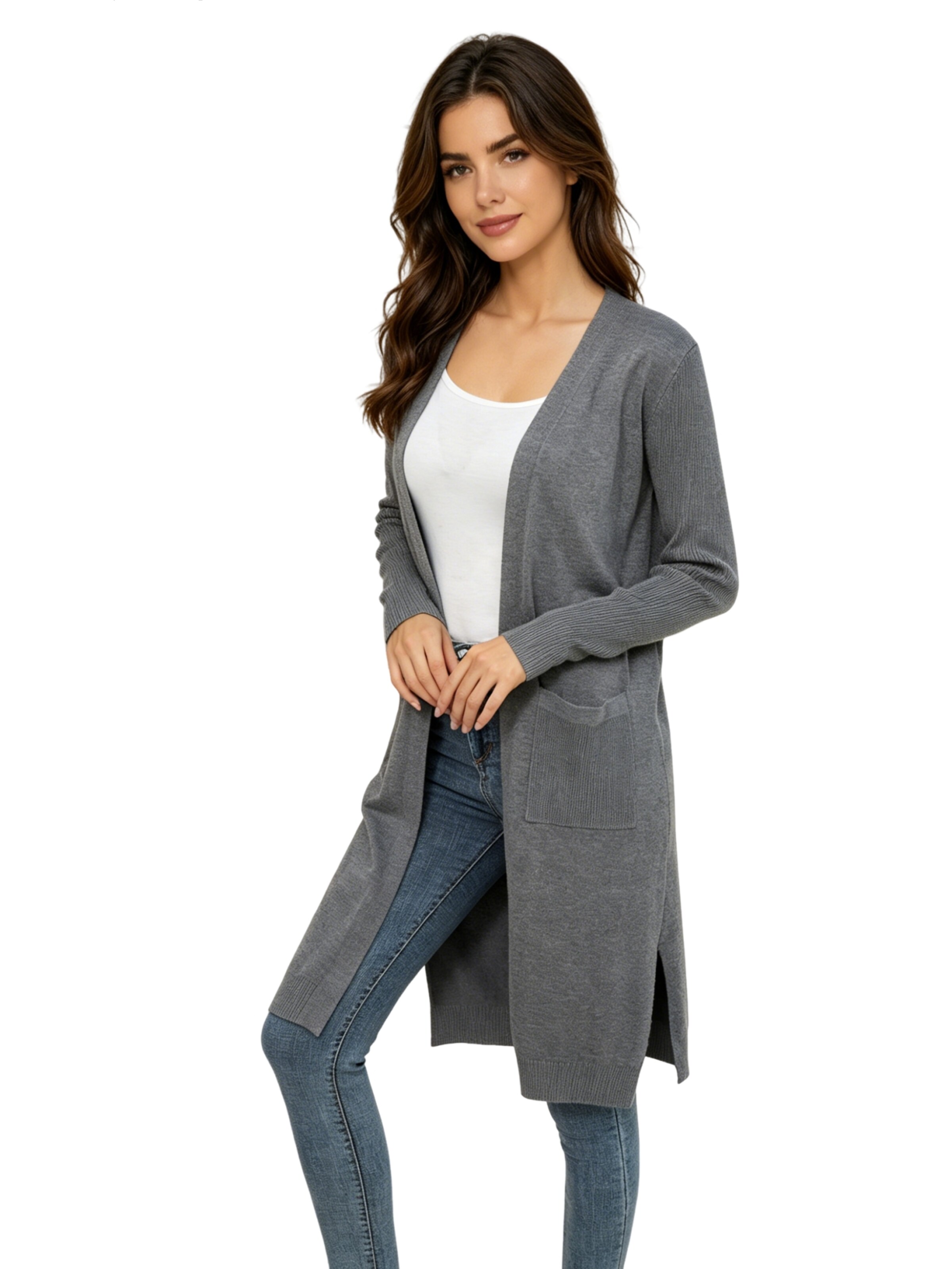 KoJooin Strickjacke‌‌‌‌‌‌‌‌‌ in Grau