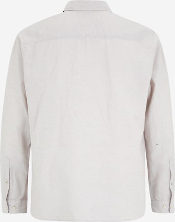 Jack & Jones Plus Comfort fit Button Up Shirt 'SUMMER' in White