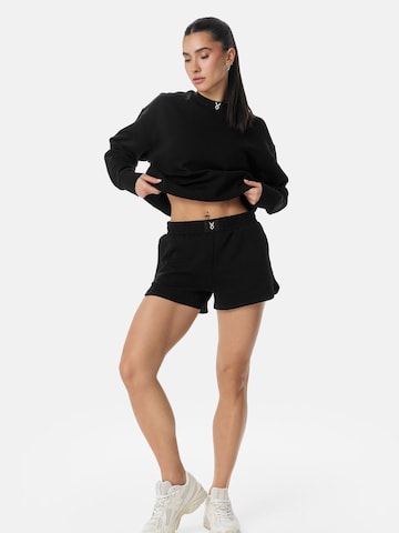 Cardio Bunny Loose fit Trousers 'SOFT RELAXED' in Black