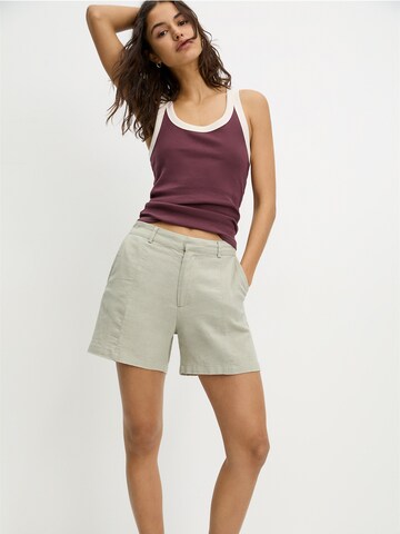 Pull&Bear Regular Broek in Groen