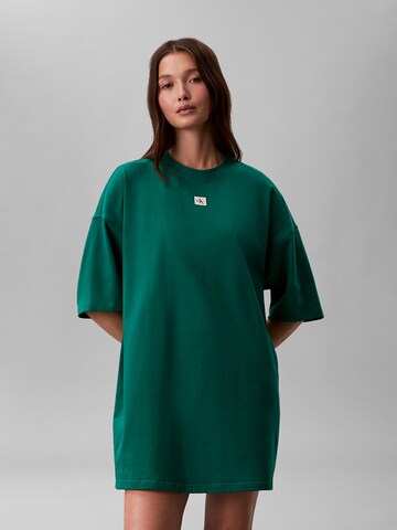 Robe Calvin Klein Jeans en vert : devant