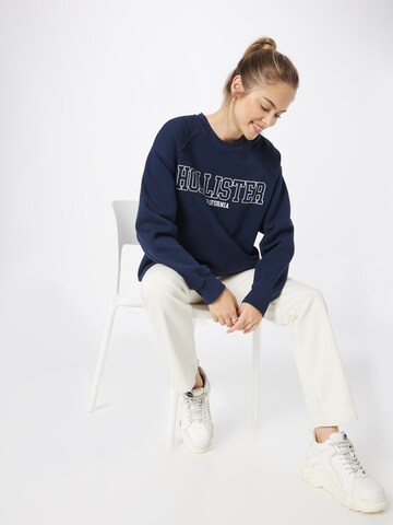 Sweat-shirt HOLLISTER en bleu