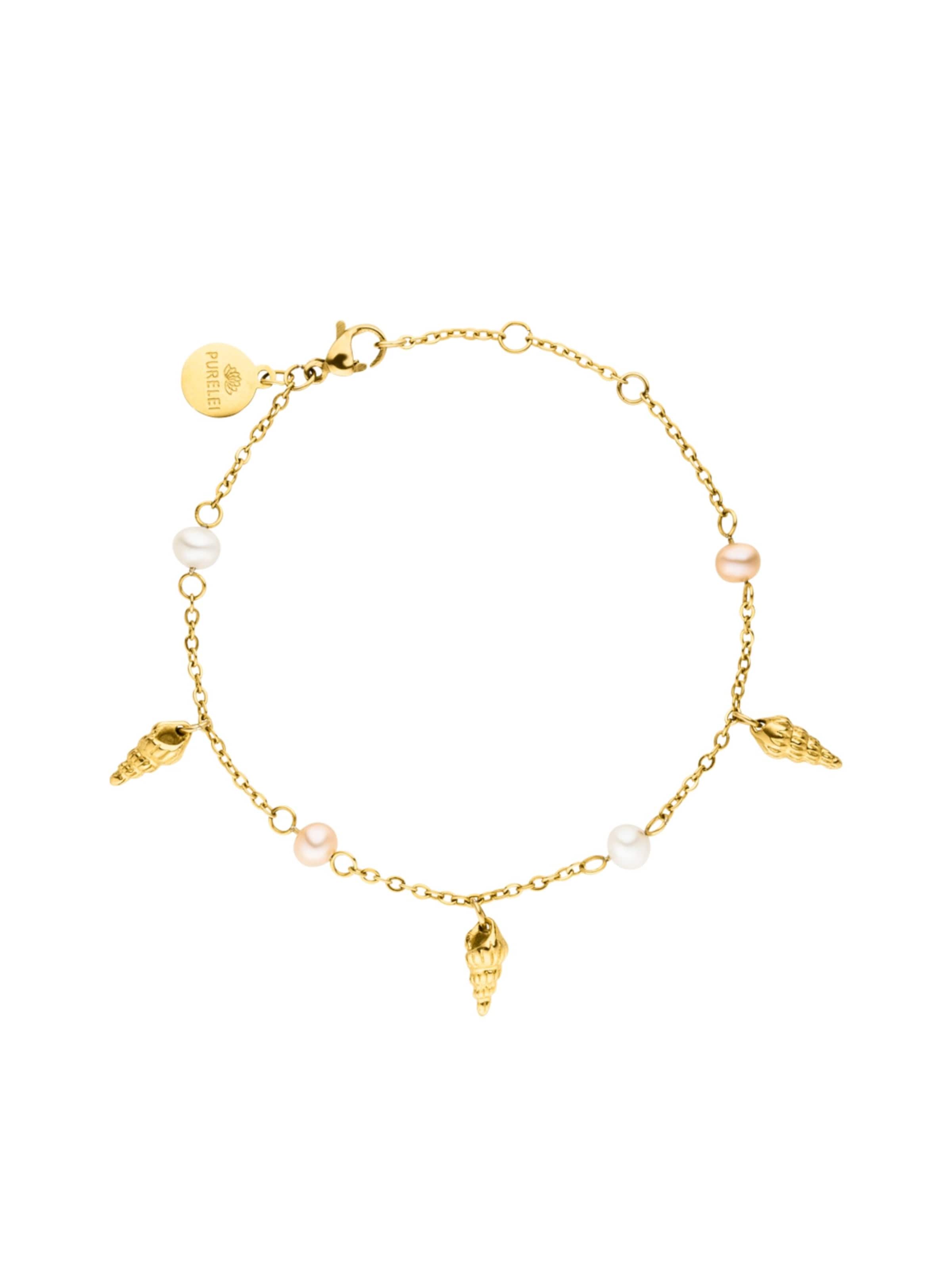 PURELEI Armband 'Akala' in Goud: voorkant