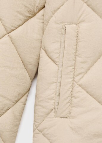 MANGO TEEN Winter Jacket in Beige