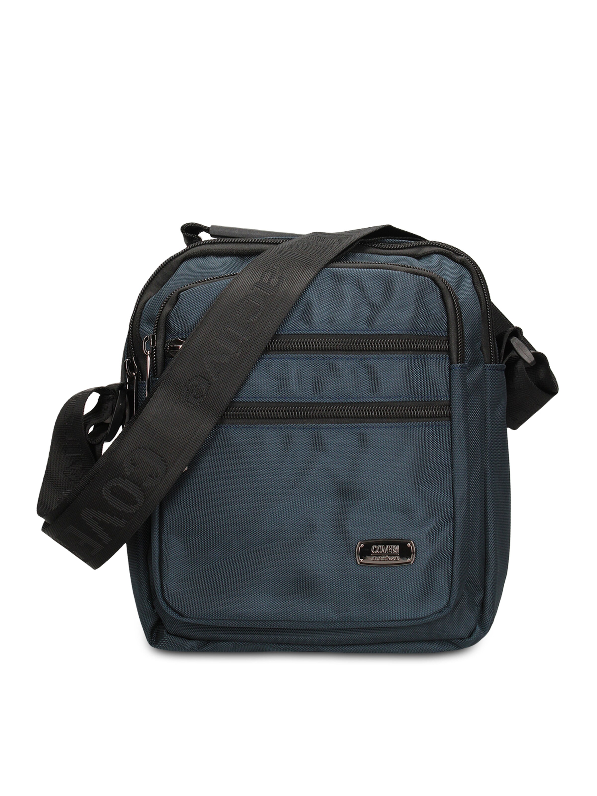 Borsa a tracolla 'Borsa a Tracolla Uomo Coveri Collection Vegan Leather' di Coveri Collection in blu