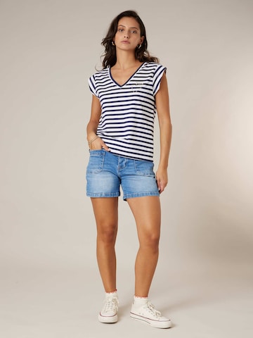 Deeluxe Shirt 'Vamika' in Blue