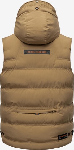 STONE HARBOUR Vest 'Egoor' i brun