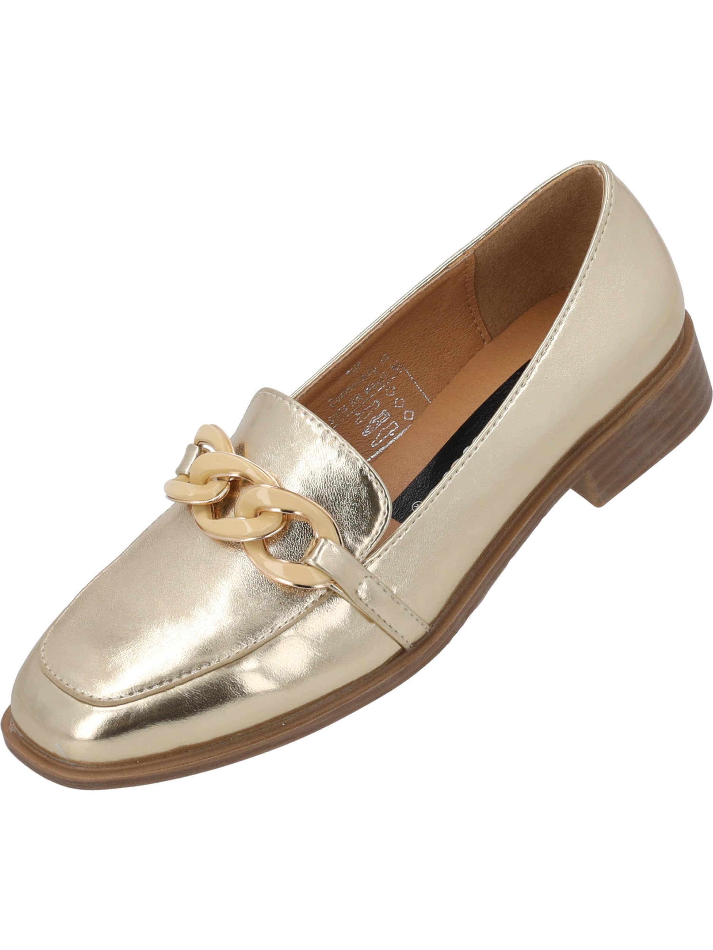 Palado Slipper 'Behamas' in Gold: Vorderseite