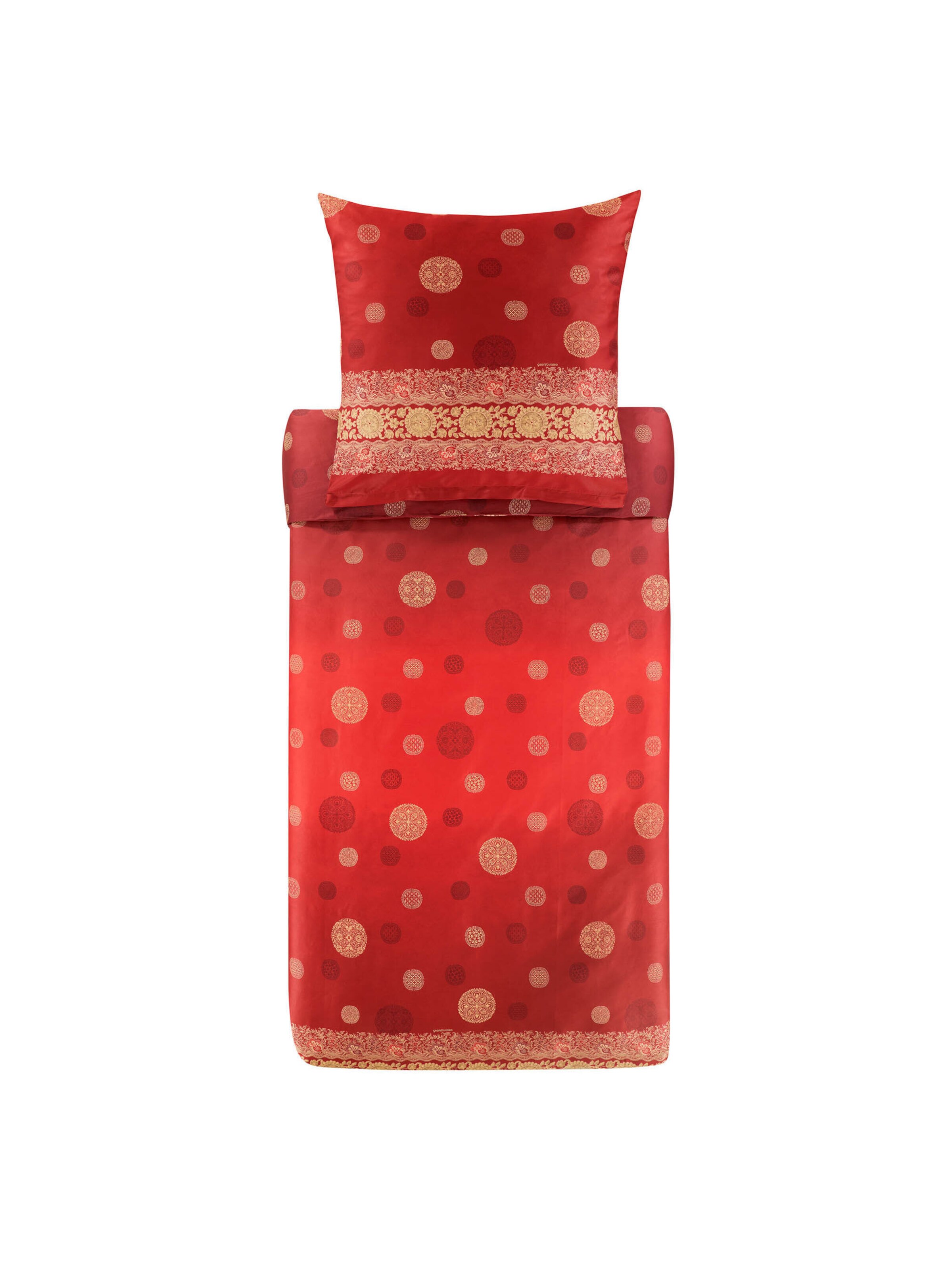 BASSETTI Bettwäsche Garnitur PALLAVICINO in Rot: Vorderseite