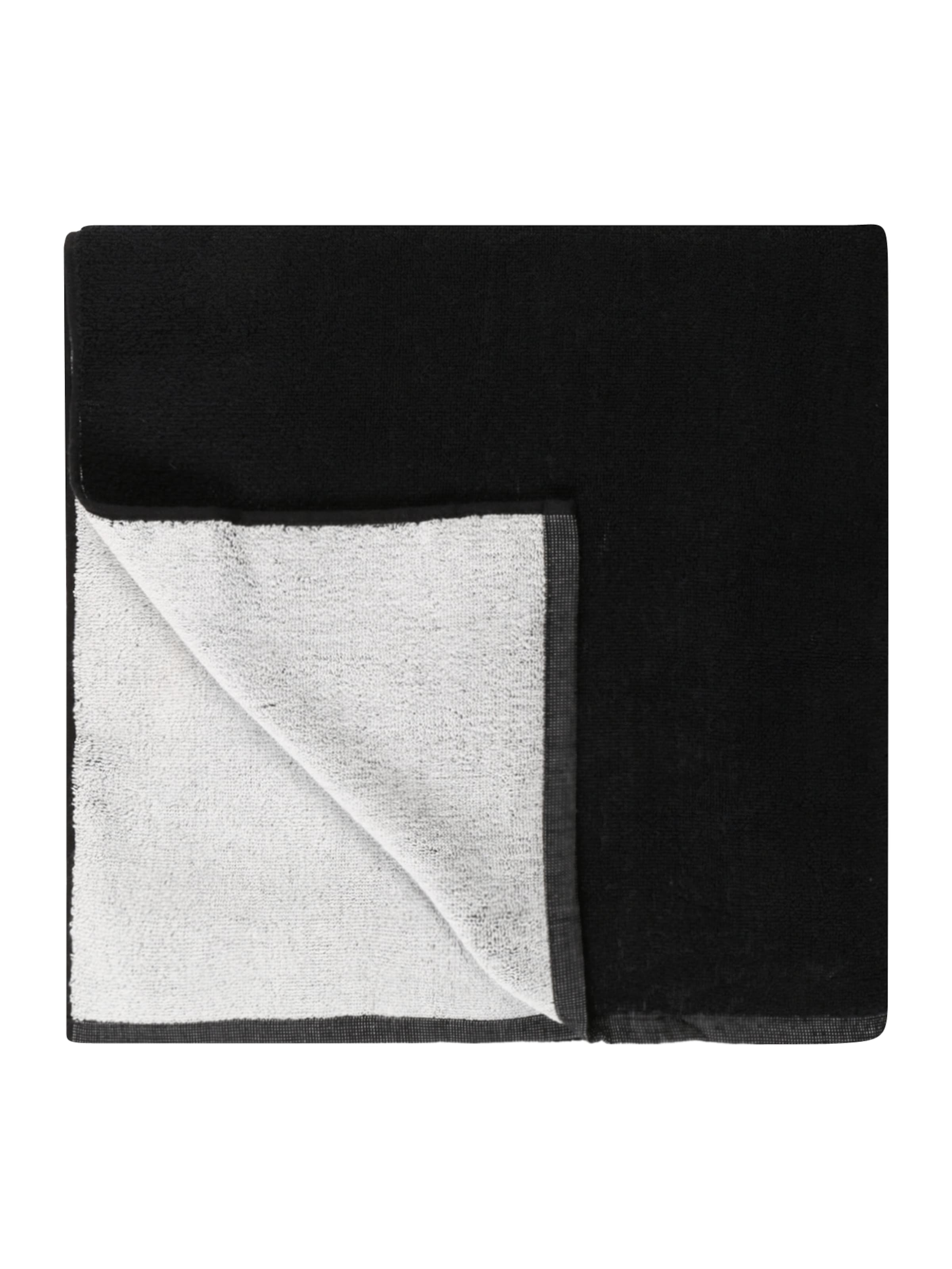 Serviette de plage 'SALTY TRIMS' QUIKSILVER en noir : devant
