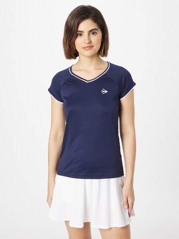 DUNLOP - Camiseta funcional en azul: frente