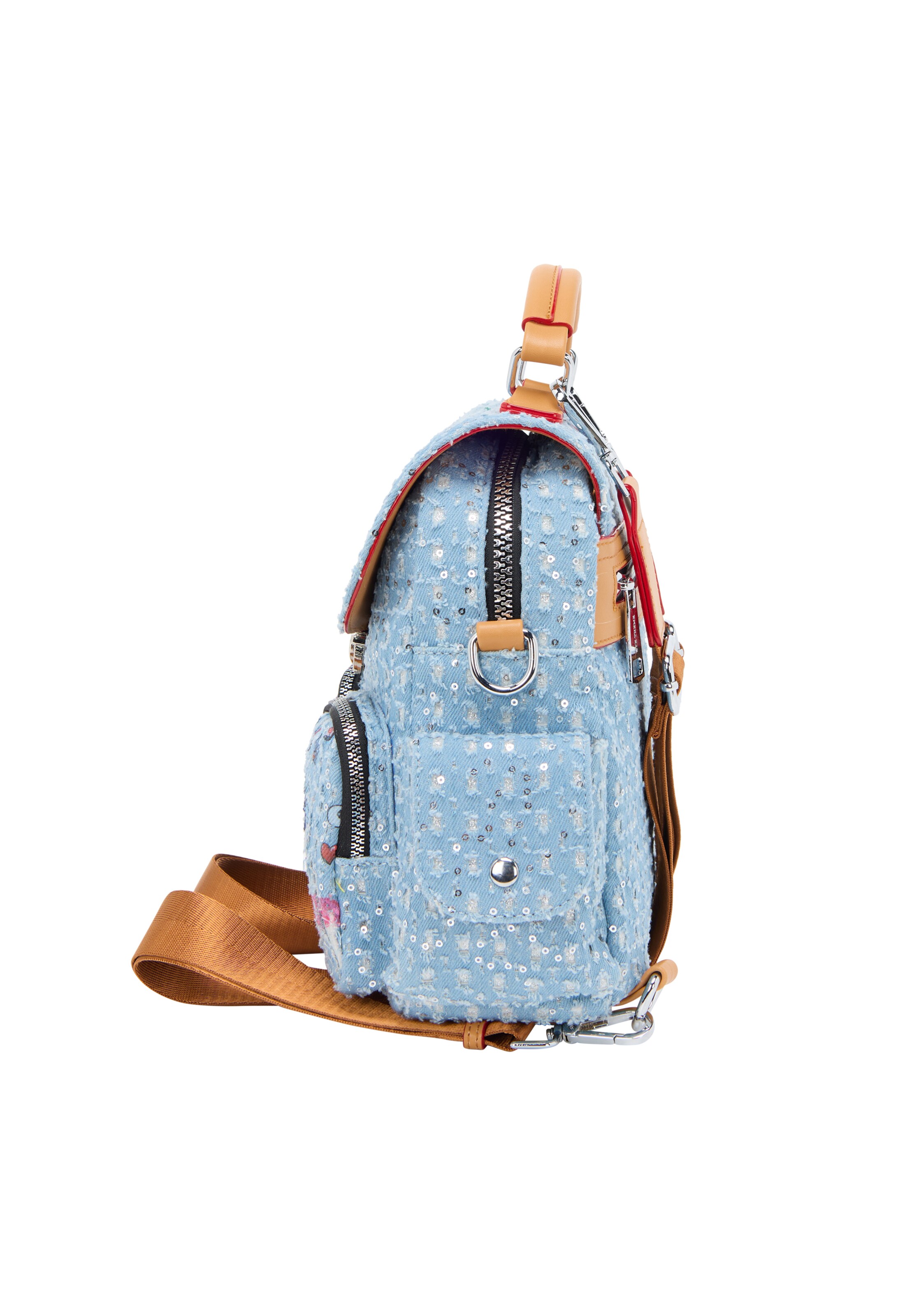 MYMO Backpack 'Pop Eyetheme' in Blue