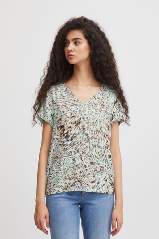 ICHI Blouse 'Vera' in Gemengde kleuren: voorkant