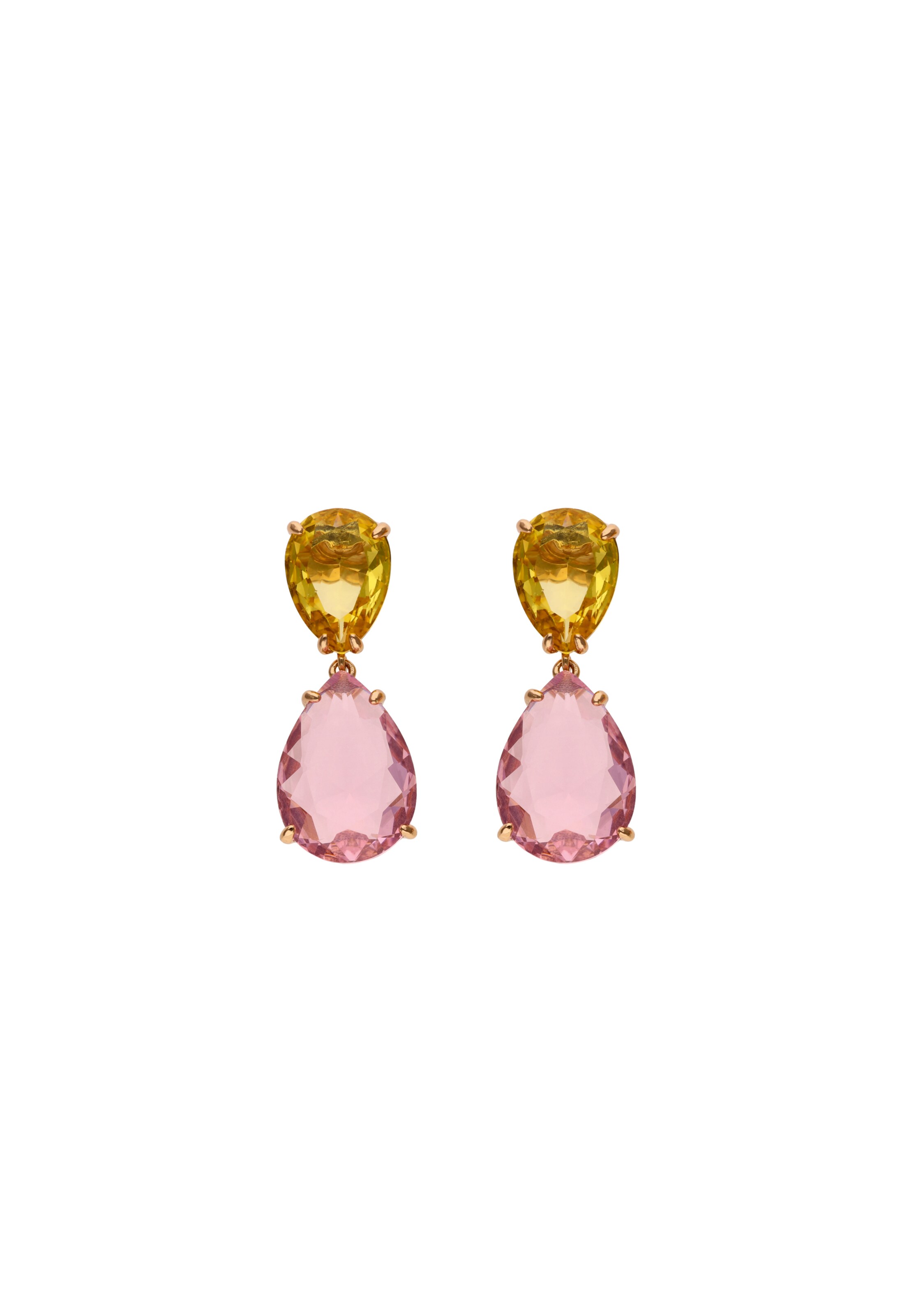 faina - Pendientes en rosa: frente
