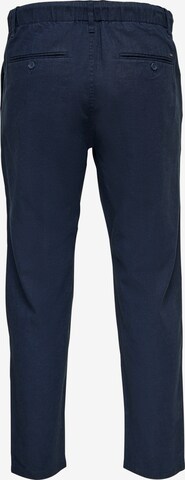 Only & Sons - regular Pantalón plisado 'Leo' en azul