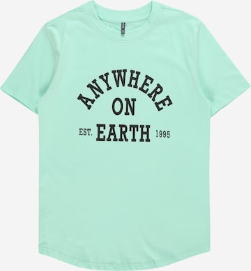 T-Shirt 'TIM' KIDS ONLY en vert : devant