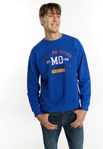 Sweat-shirt 'Mimo' MO en bleu : devant