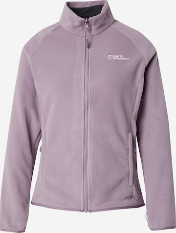 Veste en polaire fonctionnelle 'Moonrise' JACK WOLFSKIN en violet : devant
