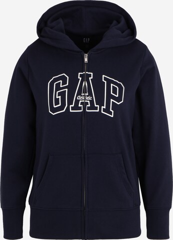 Gap Petite Sweat jacket in Blue: front