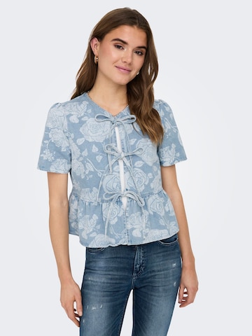 ONLY - Camisa 'ZINDY' em azul