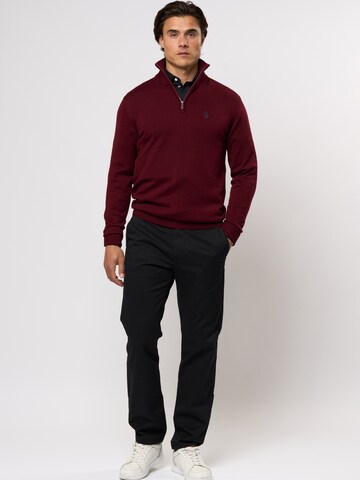 U.S. POLO ASSN. Pullover 'Mason' i rød
