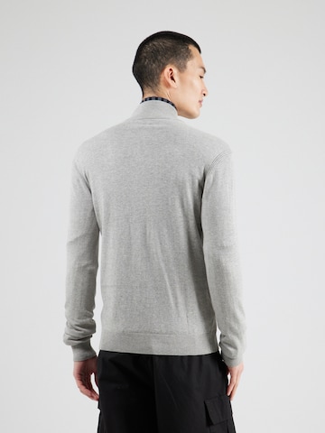 INDICODE JEANS Strickjacke 'Chancellor' in Grau