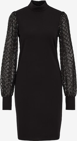 WE FashionHaljina - crna boja: prednji dio