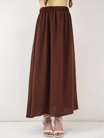 Bigdart Skirt in Brown