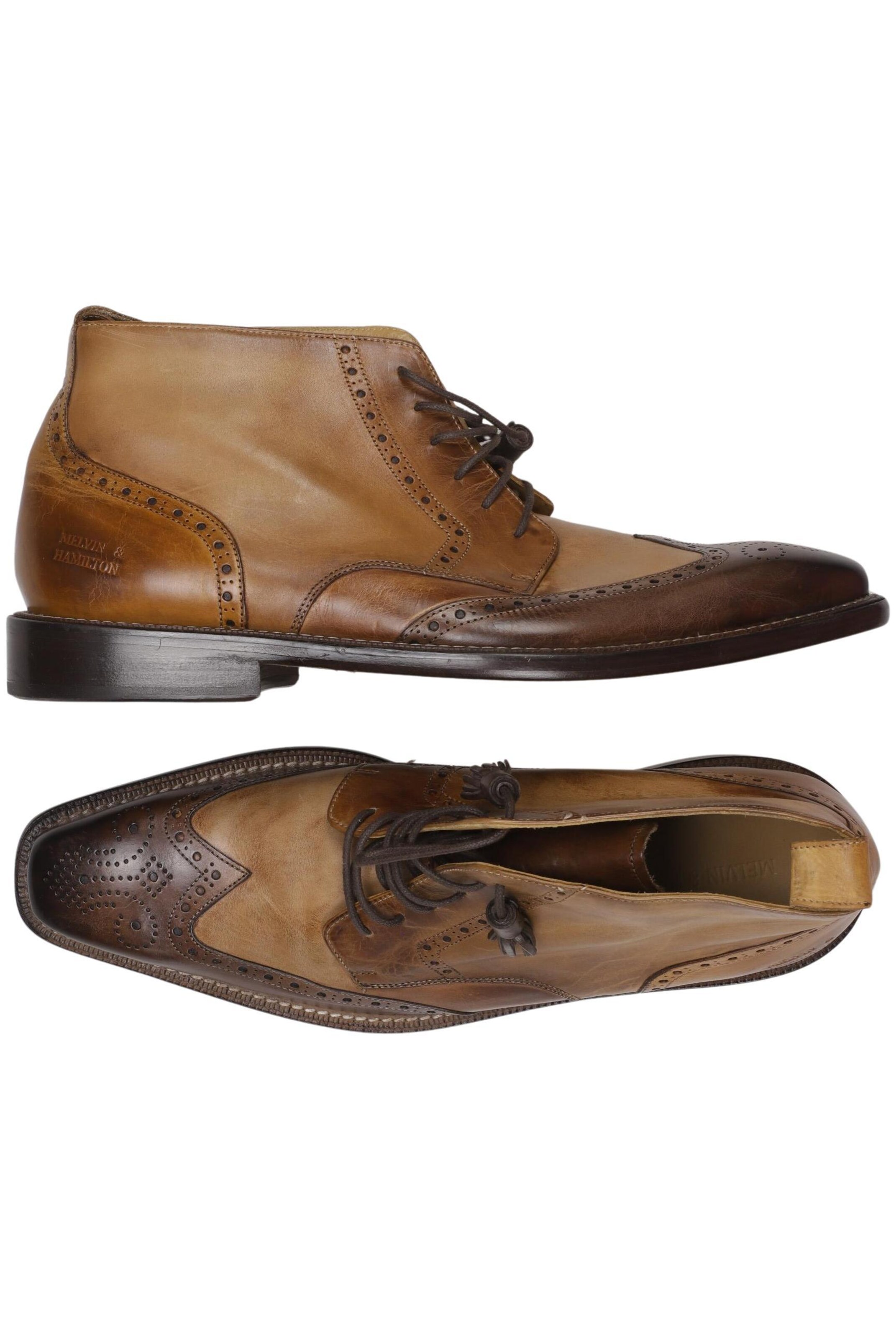 MELVIN & HAMILTON Anke & Mid-Calf Boots in 46 in Brown: front