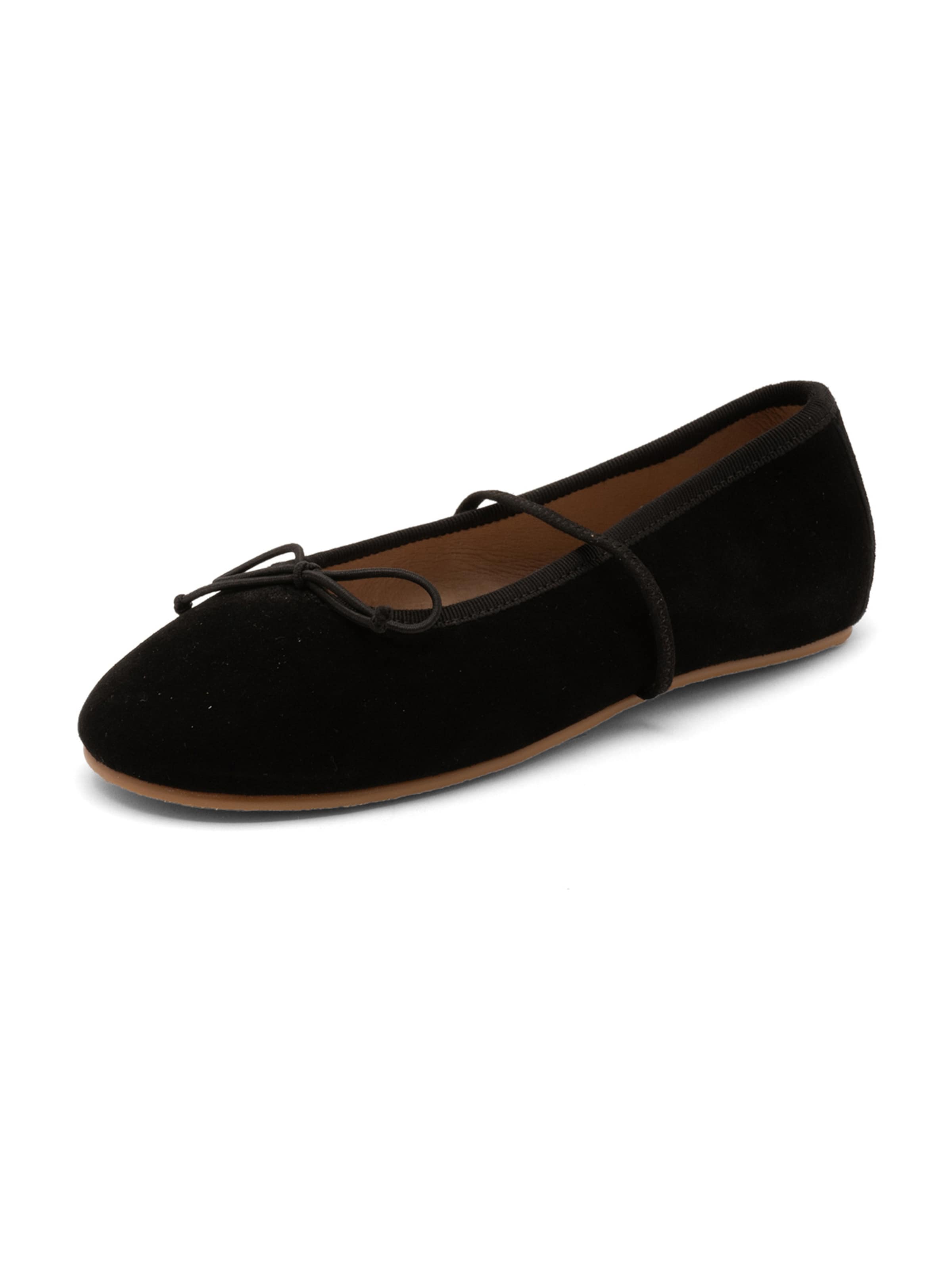 BISGAARD Балерини 'Palma' в черно: отпред