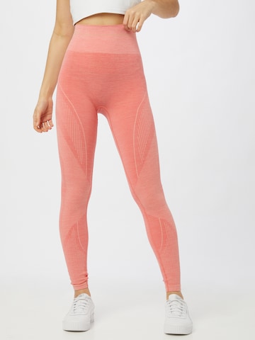 Hummel Skinny Sporthose 'Joy' in Pink: predná strana