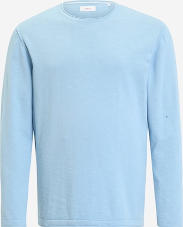 Pull-over s.Oliver en bleu : devant