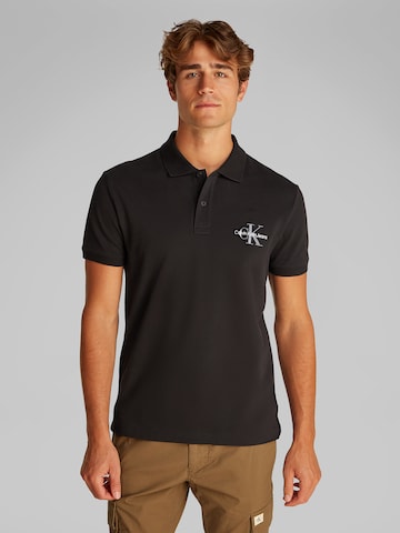 Calvin Klein Jeans regular Bluser & t-shirts i sort: forside