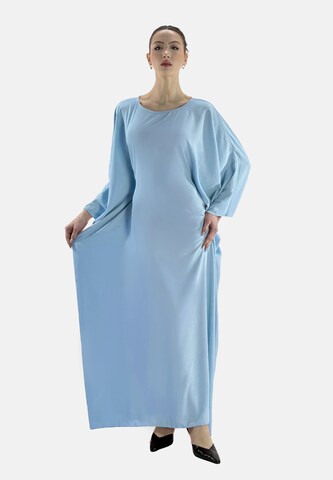 Robe Elara en bleu : devant