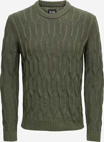 Pullover di Only & Sons in verde: frontale