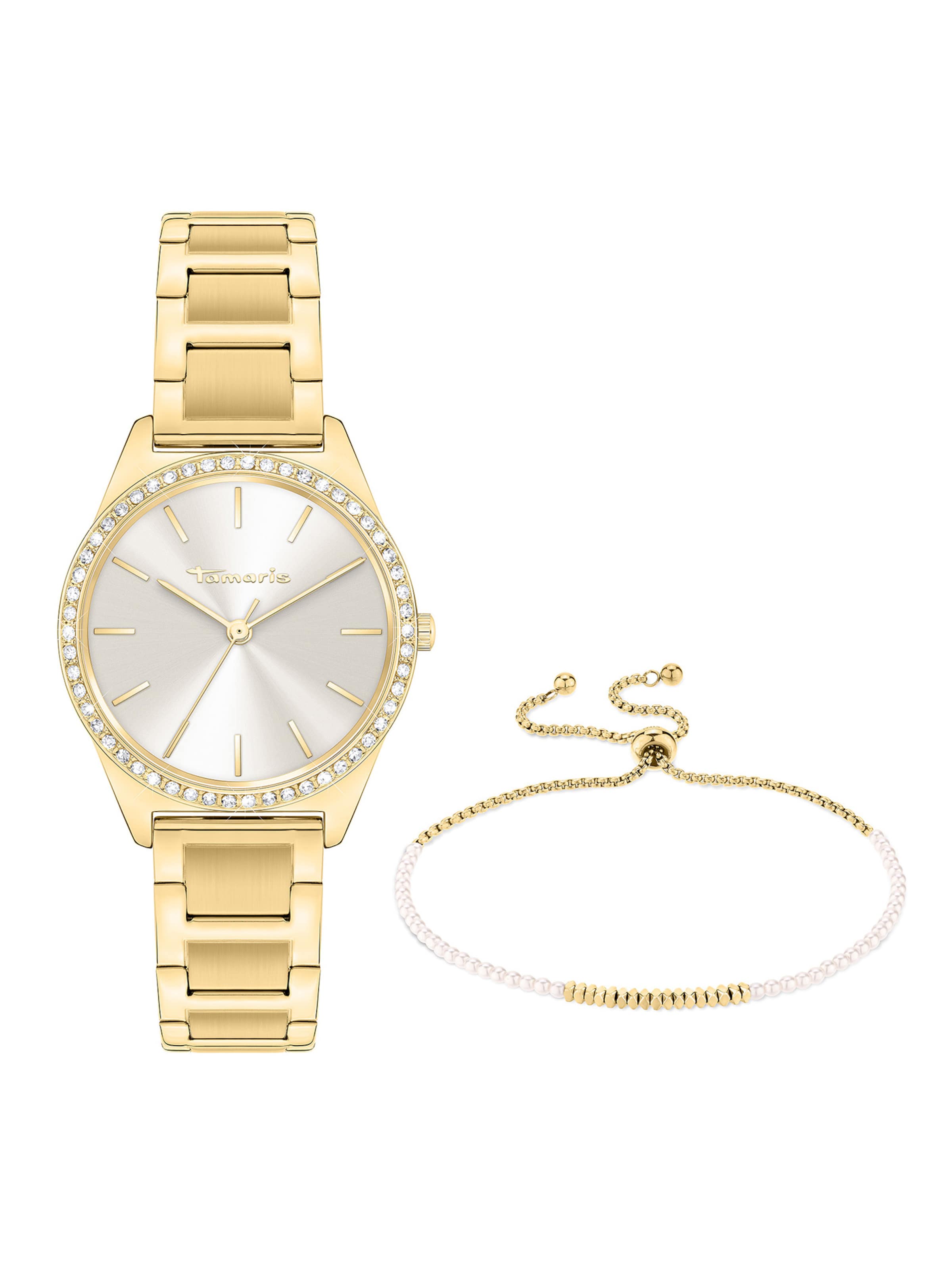 Parure de bijoux Tamaris en jaune : devant