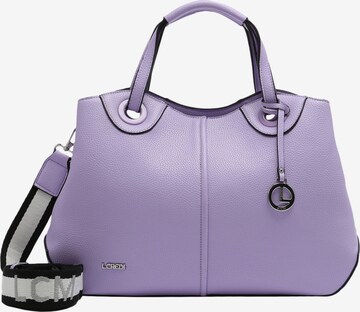 L.CREDI Handbag 'Kimmy' in Purple: front