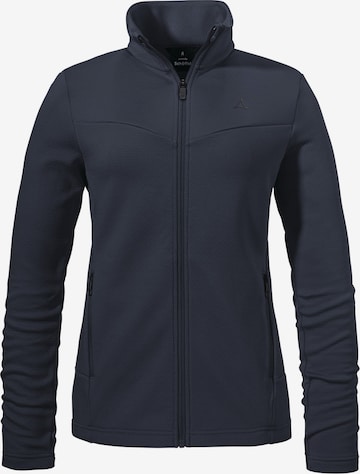 Schöffel Functionele fleece jas 'Pine' in Blauw: voorkant