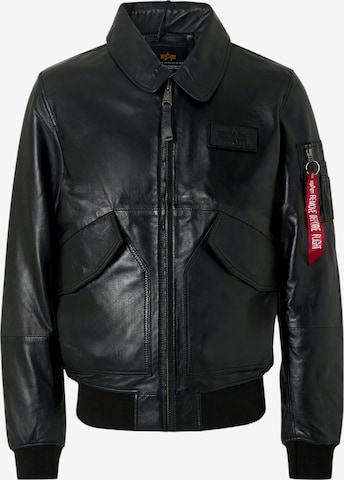 melns ALPHA INDUSTRIES Starpsezonu jaka: no priekšpuses
