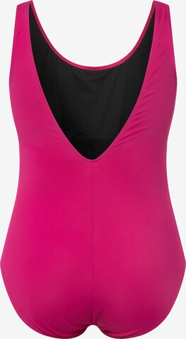 Maillot de bain Ulla Popken en rose