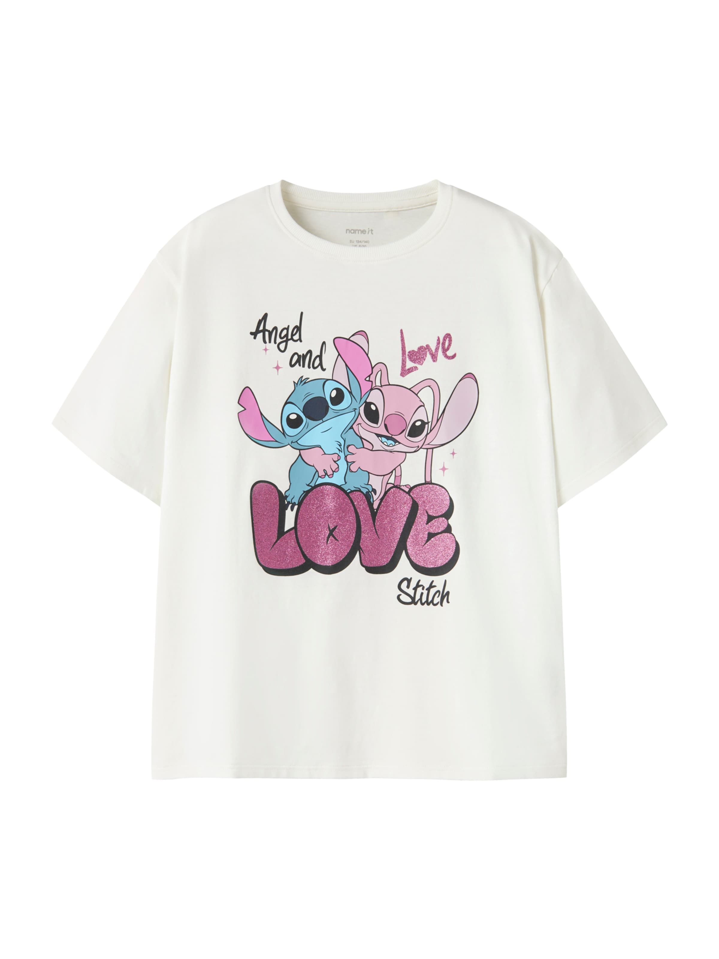 NAME IT Μπλουζάκι &#x27;NKFDYMIR STITCH&#x27; σε λευκό: μπροστά